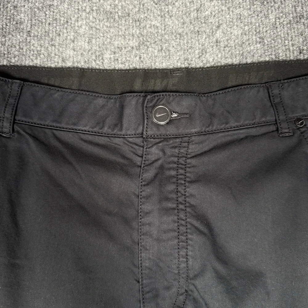 Nike Pants Performance Dri Fit Mens 38x30 Black Stretch Standard Golf Outdoor - Picture 2 of 12